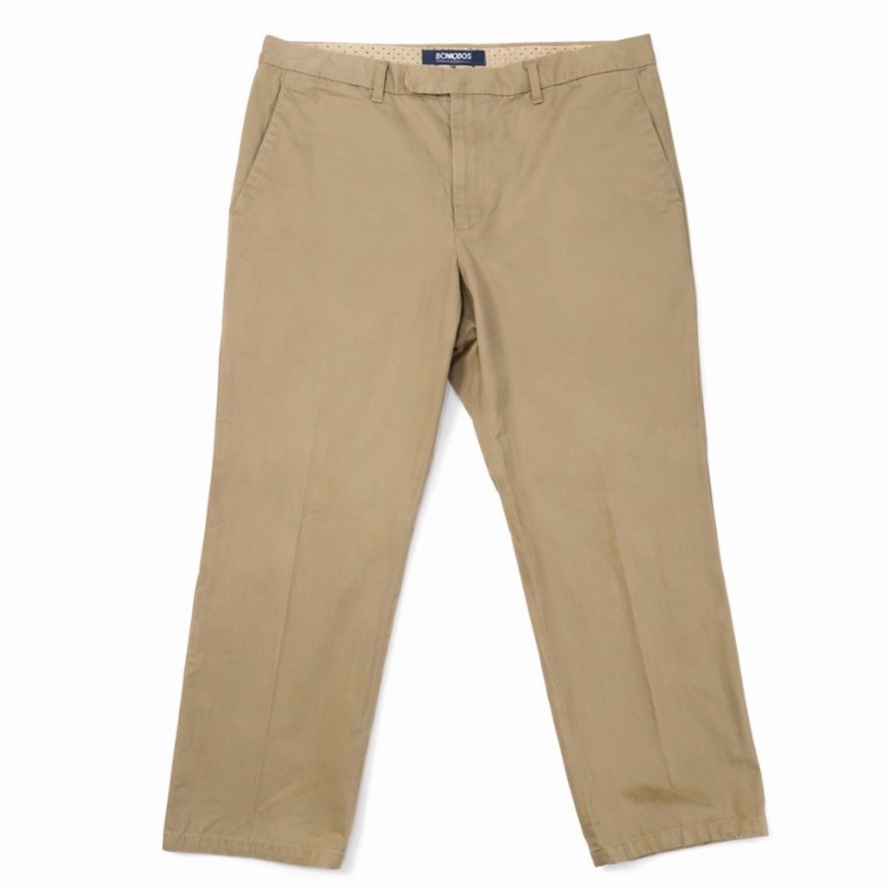 Bonobos Chino Pants 36x32 Khaki Straight Leg Italian Twill Men’s Casual Dress
